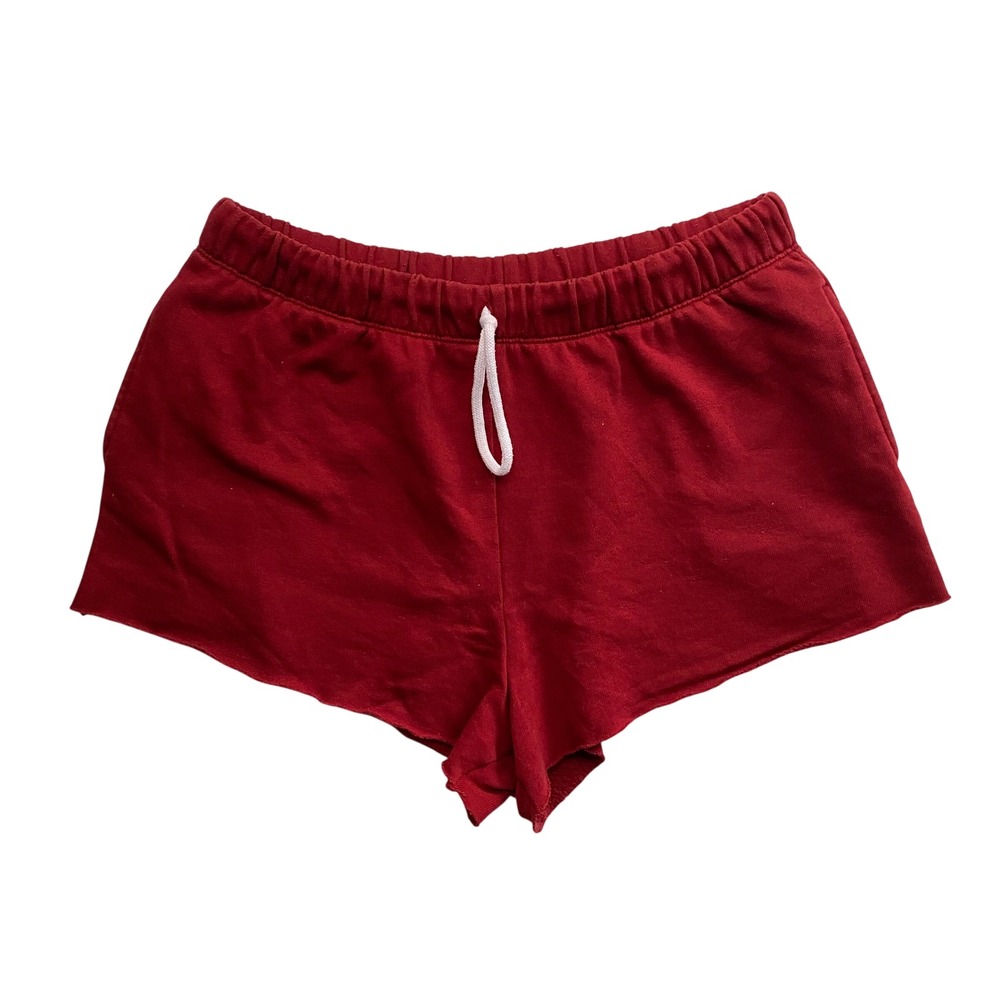 Colsie‎ Red Drawstring Waist Lounge Shorts Sweat shorts Size M